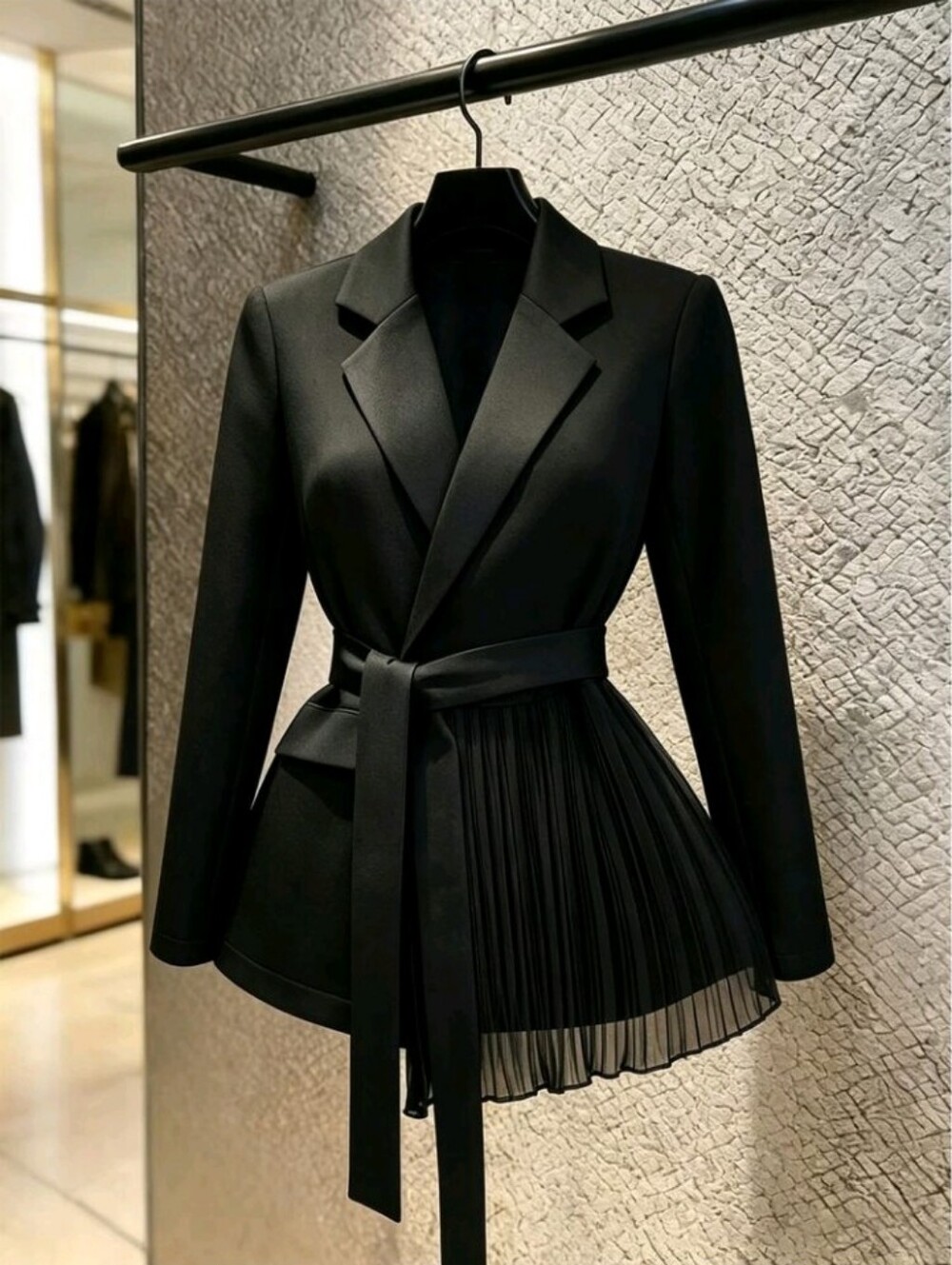 French Street Style Elegant Tie Waist Vintage Slimming Fashion Chiffon Patchwork